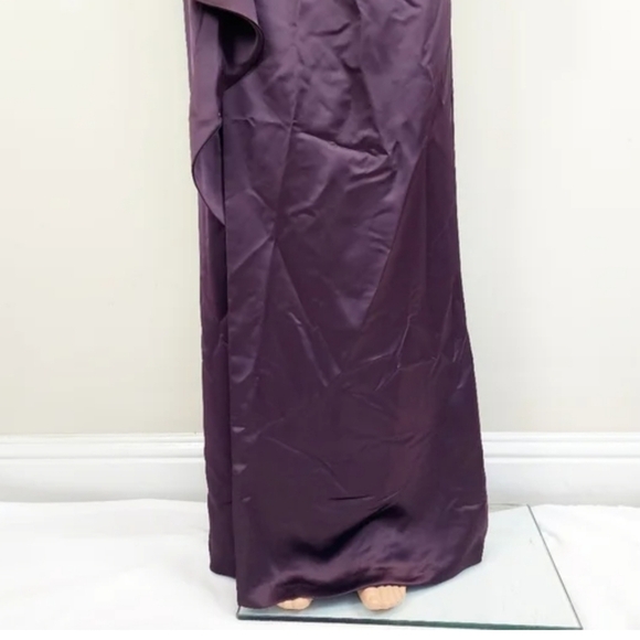 Aidan Mattox Strapless Ruched side gown - Picture 7 of 12